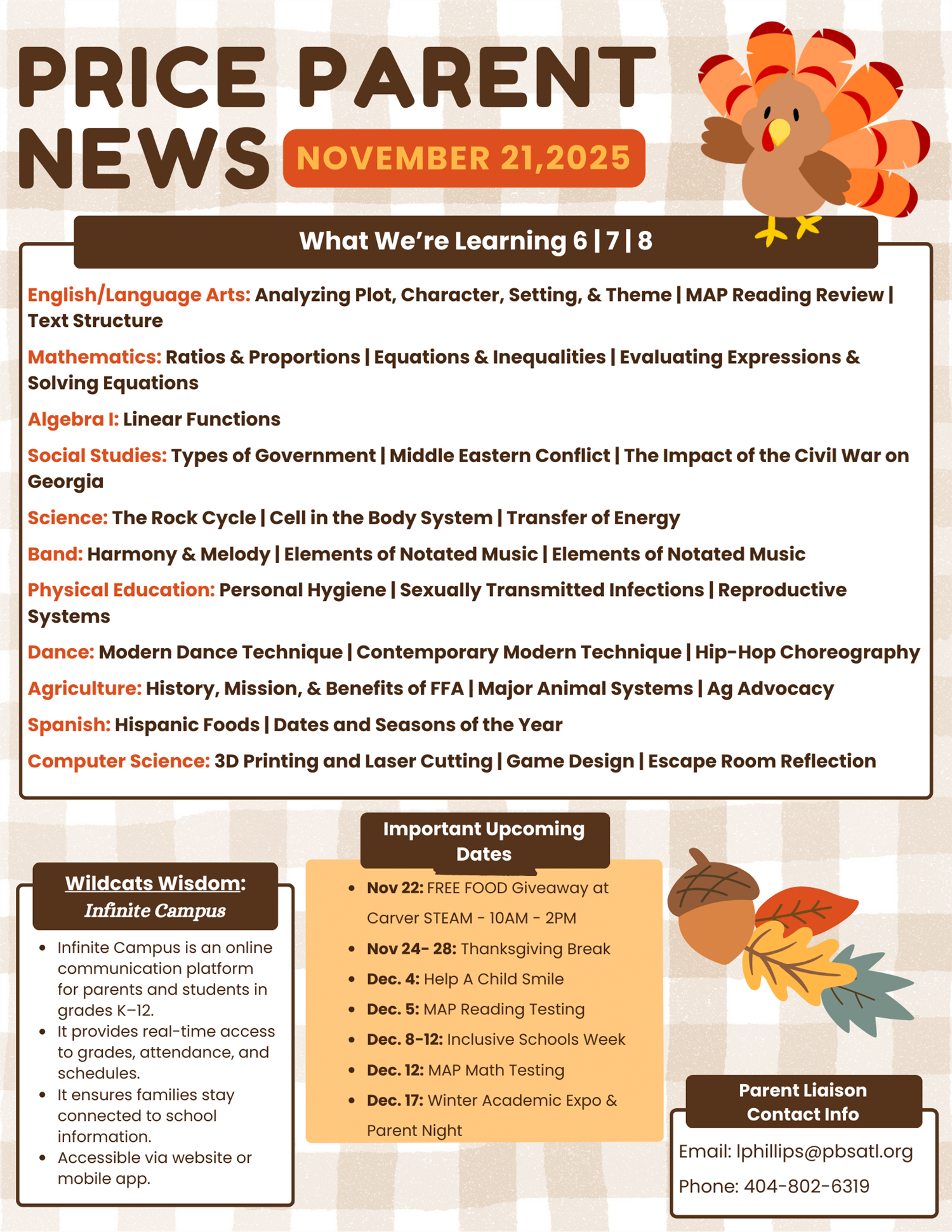  Parent Newsletter